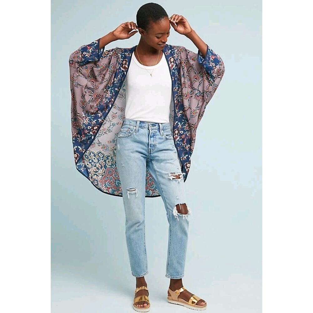 Mahila Anthropologie Paulina Cocoon Kimono